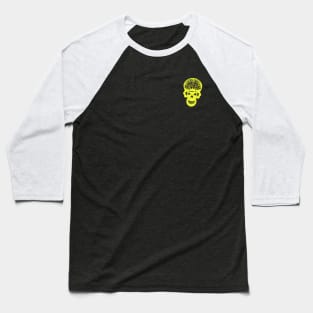 Yellow Skull Baseball T-Shirt